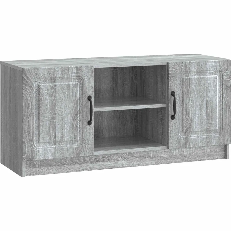 vidaXL TV-kast Grijs sonoma 102 x 34,5 x 47 cm Bewerkt hout