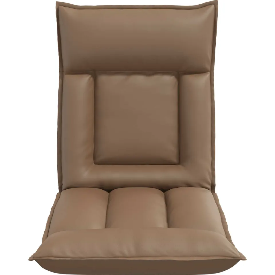 vidaXL Verstelbare vlo stoelen Cappuccino Kunstleer bruin, foto 4