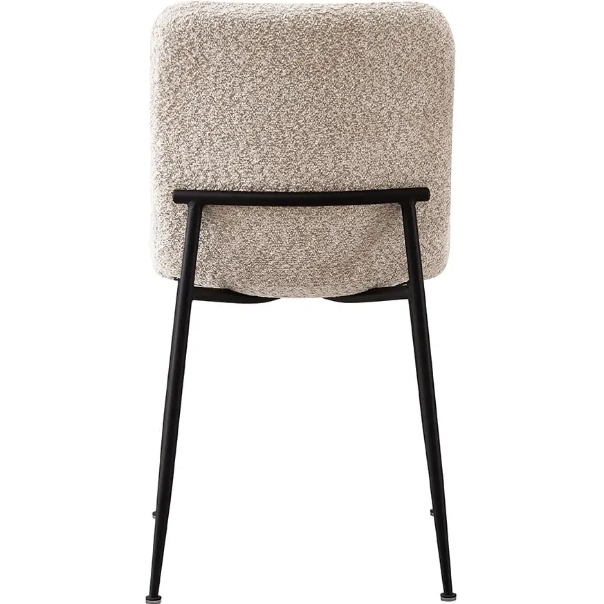 eetkamerstoel James bouclé beige, foto 4