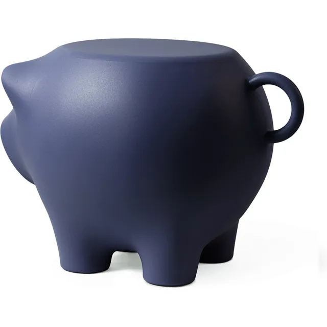 Werkwaardig Bijzetvarken Marineblauw / Sidepig Navyblue - Design Bijzettafel - Visnet materiaal - Werkwaardig.