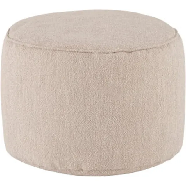 Le Chair Baggy poef - Ø50 - Alpine - Naturel 01 - Unique Collection