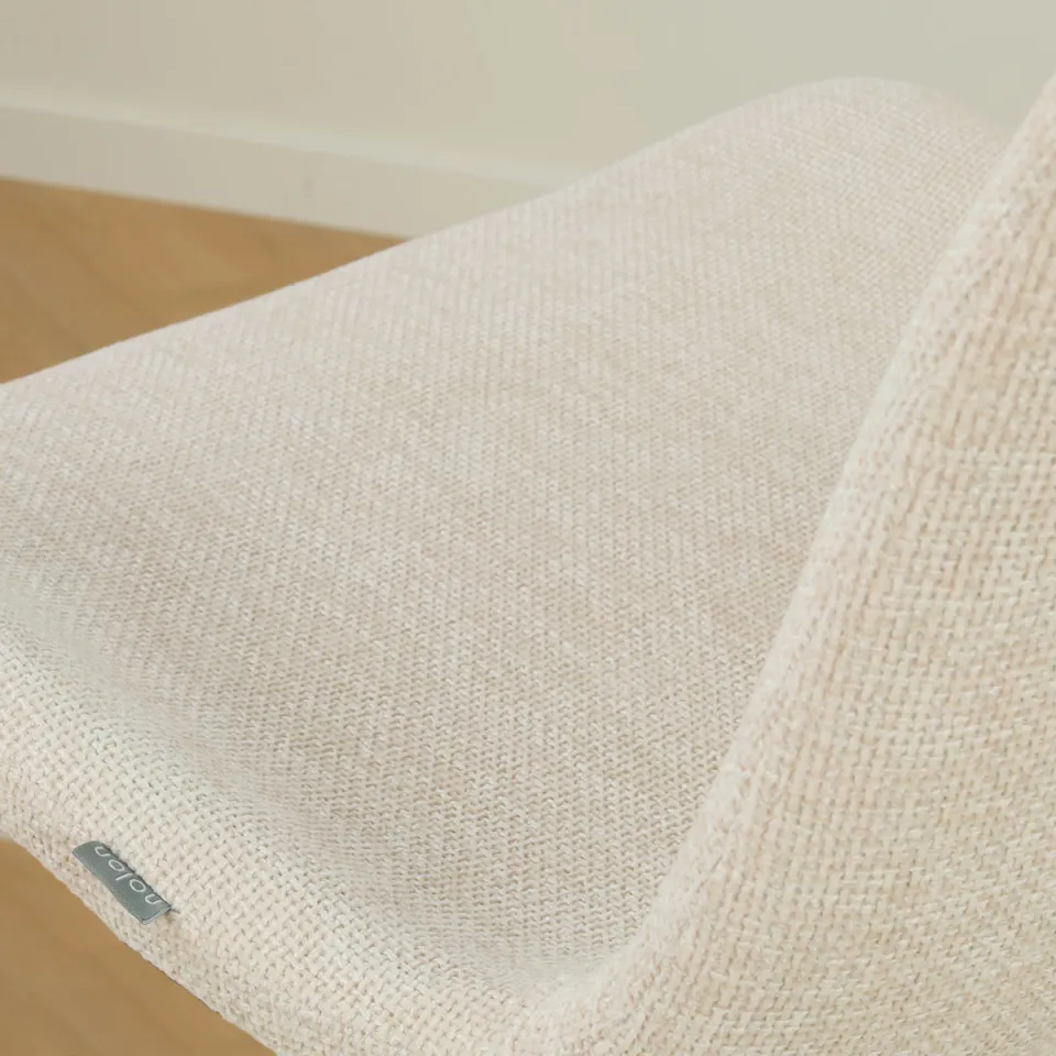 Nolon Niva-Fé draaibare tulp eetkamerstoel cottonbeige - beige onderstel, foto 3