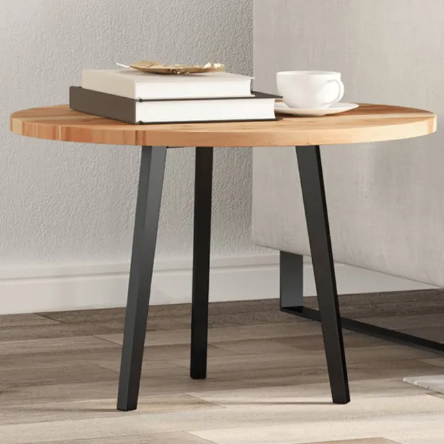vidaXL Tafelblad rond Ø 60x2 cm massief acaciahout Bruin