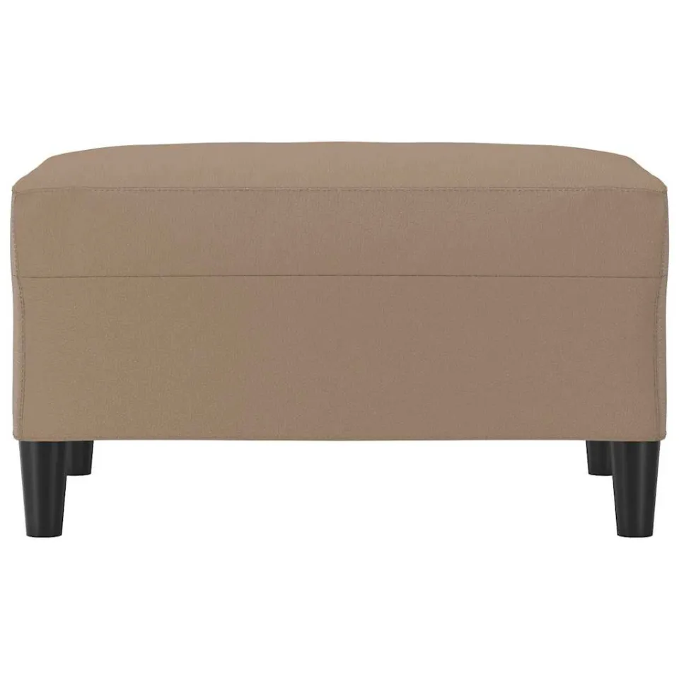 vidaXL Voetenbank 70x55x41 cm kunstleer cappuccino Bruin