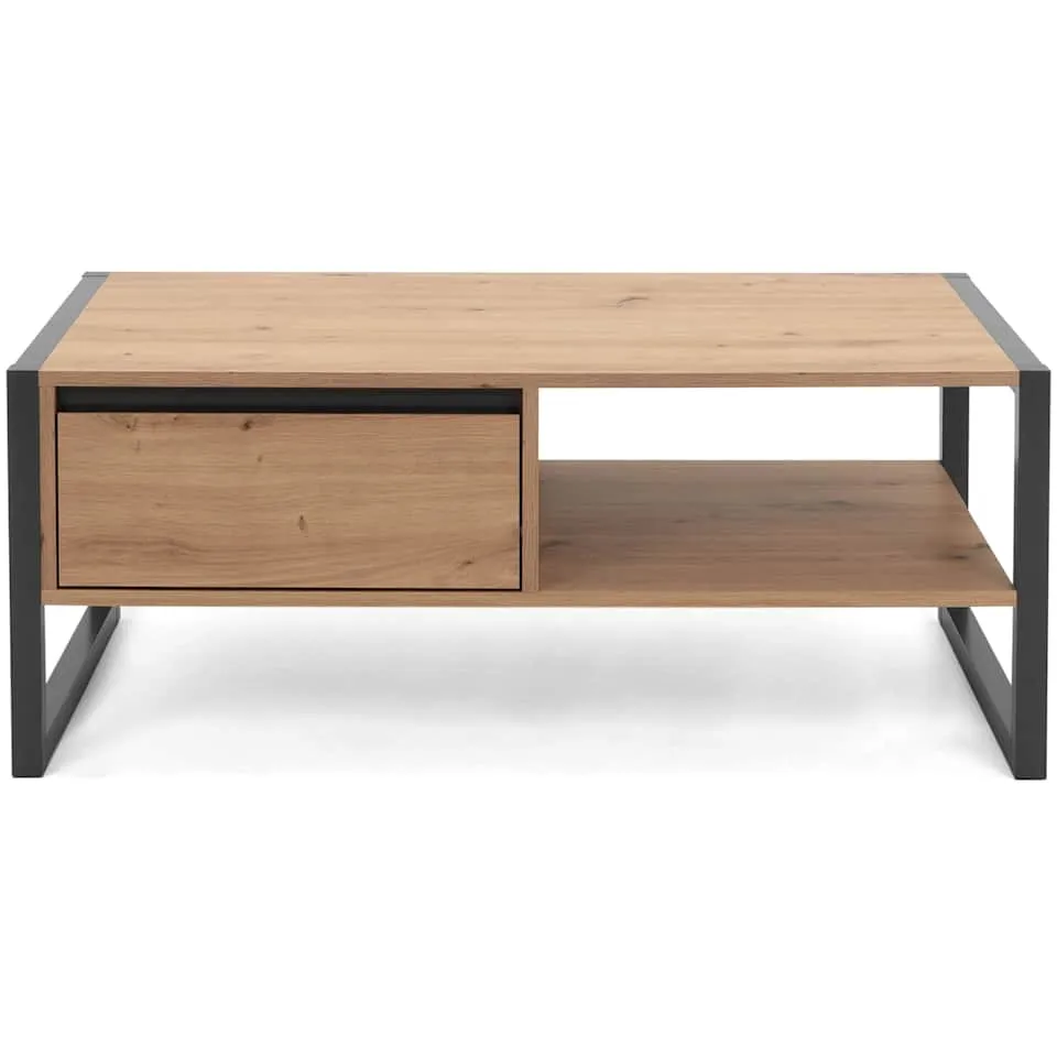 Finori Salontafel Denver 55 artisan eikenkleurig en antracietgrijs Meerkleurig