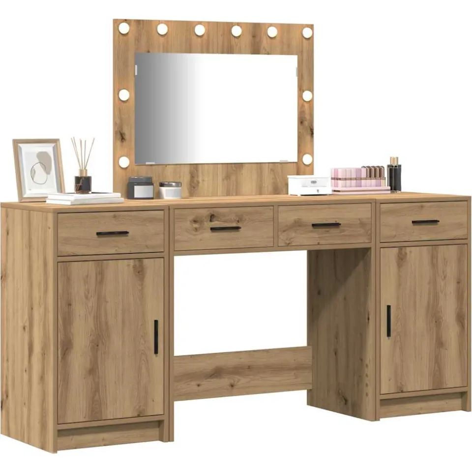 vidaXL Plafondtafel 3 st Bruin 78,5 x 41 x 135 cm Bewerkt hout
