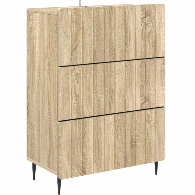 vidaXL Ladekast - 66 - x - 34,5 - x - 92 - cm - Bewerkt - hout - Sonoma - Eiken Sonoma eiken