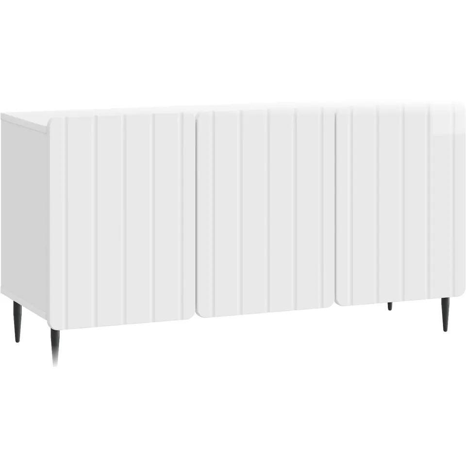 vidaXL TV-kast 99 x 34,5 x 52 cm Hoogglans Wit Bewerkt hout, foto 3
