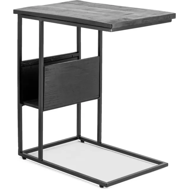 Damn Bijzetafel magazijnhouder zwart