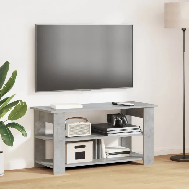 vidaXL TV-standaard Beton Grijs 100 x 40 x 50 cm