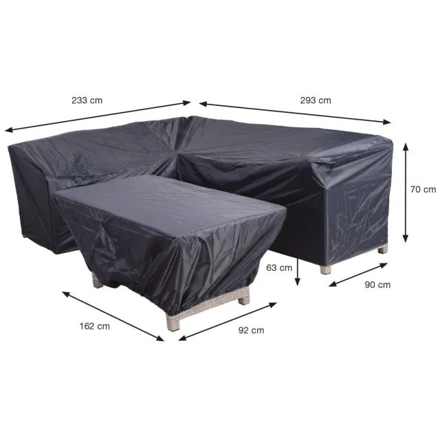 Garden Impressions Coverit lounge/dining beschermhoes donkergrijs