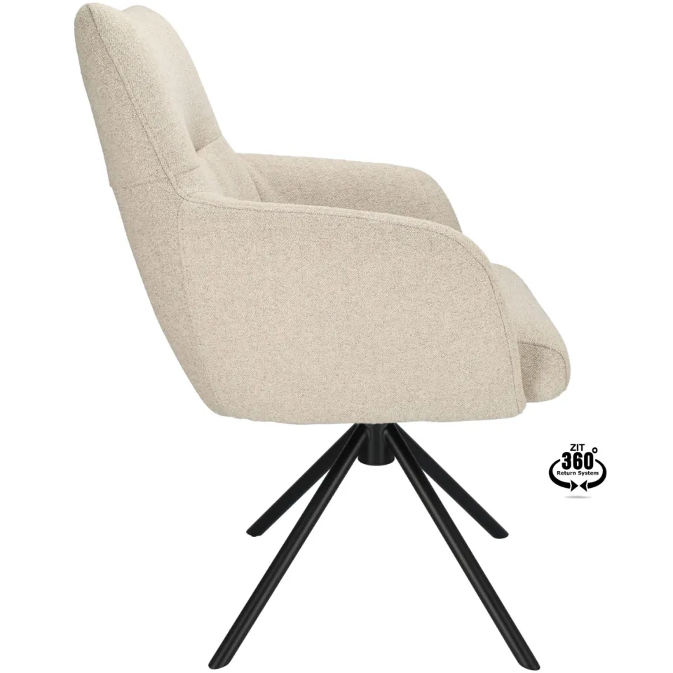 Wehkamp Home Calo armstoel beige, foto 4