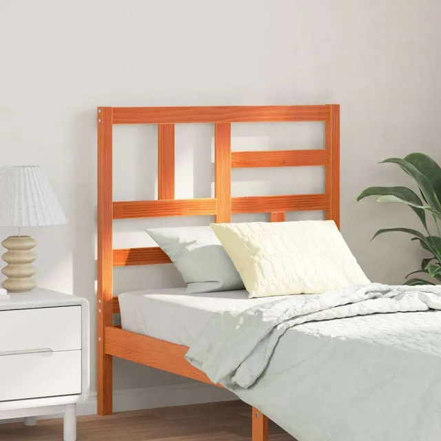 vidaXL Bed Hoofdbord Wasbruin 105,5 x 4 x 104 cm Massief grenenhout