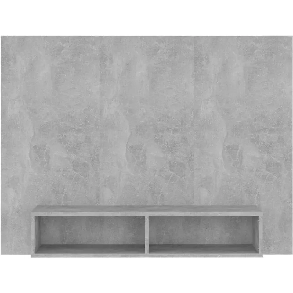 vidaXL Tv-wandmeubel 120x23,5x90 cm bewerkt hout betongrijs