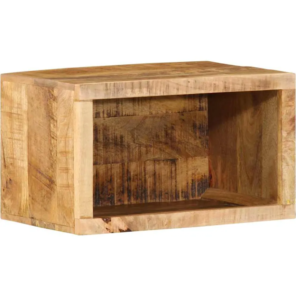 vidaXL Nachtkastje Bruin 40 x 30 x 25 cm Massief Mango Hout, foto 3