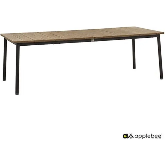 Apple Bee Milou Tuintafel Black - 180x90 cm BruinZwart