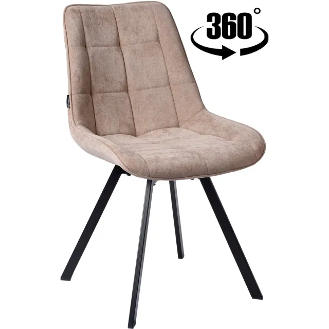 ExitoDesign LAPO - Bureaustoel - Ergonomische Vorm - Lichtbeige Stof Beige;Zwart