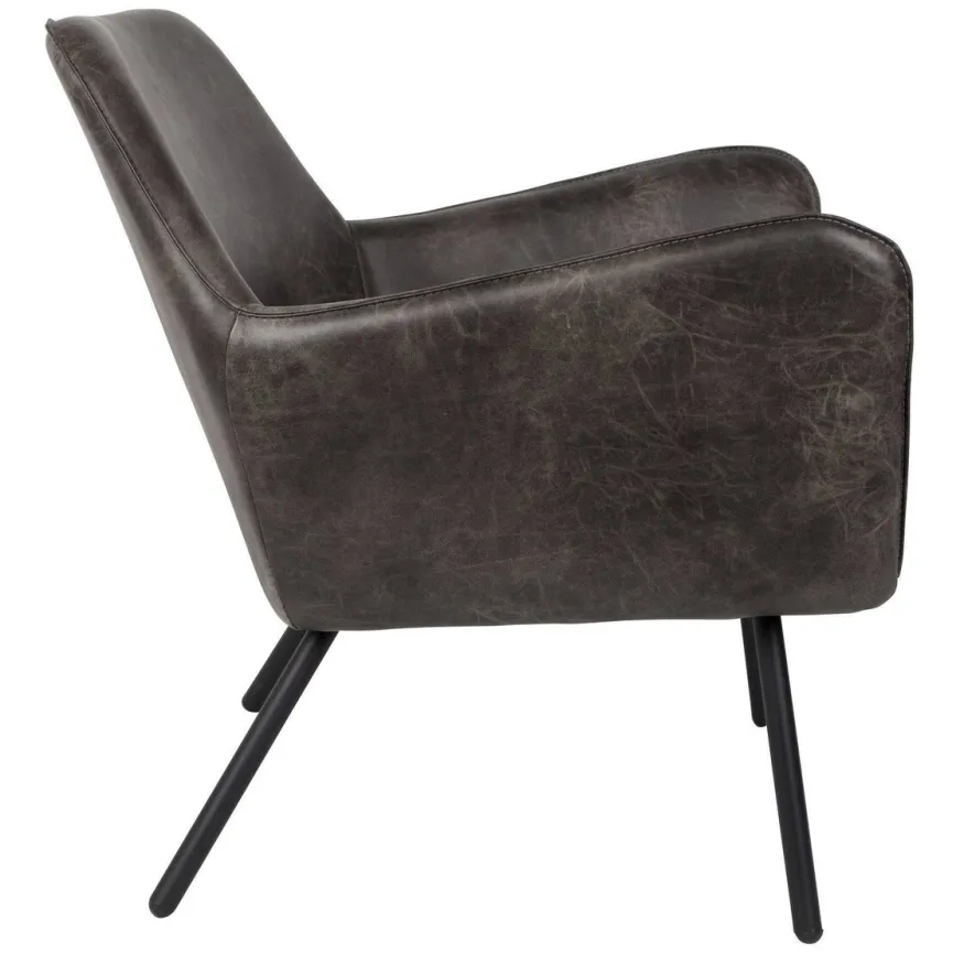 Housecraft Living fauteuil Bon Fauteuil Donkergrijs grijs, foto 2