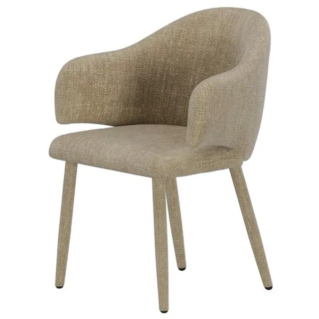Svea Ernie eetkamerstoelen velvet - beige