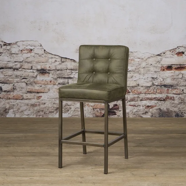 sidd Vasco barstool - fabric amazon 17 green Groen