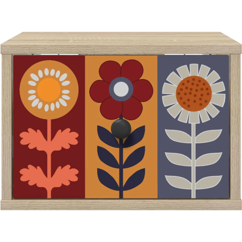 vidaXL Wandkastje ESSEN Sonoma Eiken 36 x 33 x 25 cm Bewerkt hout, foto 4