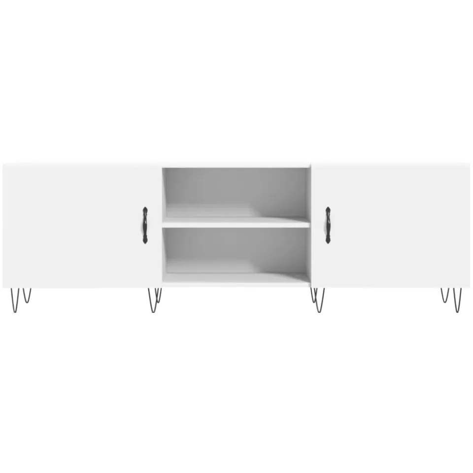vidaXL Tv-meubel 150x30x50 cm bewerkt hout wit