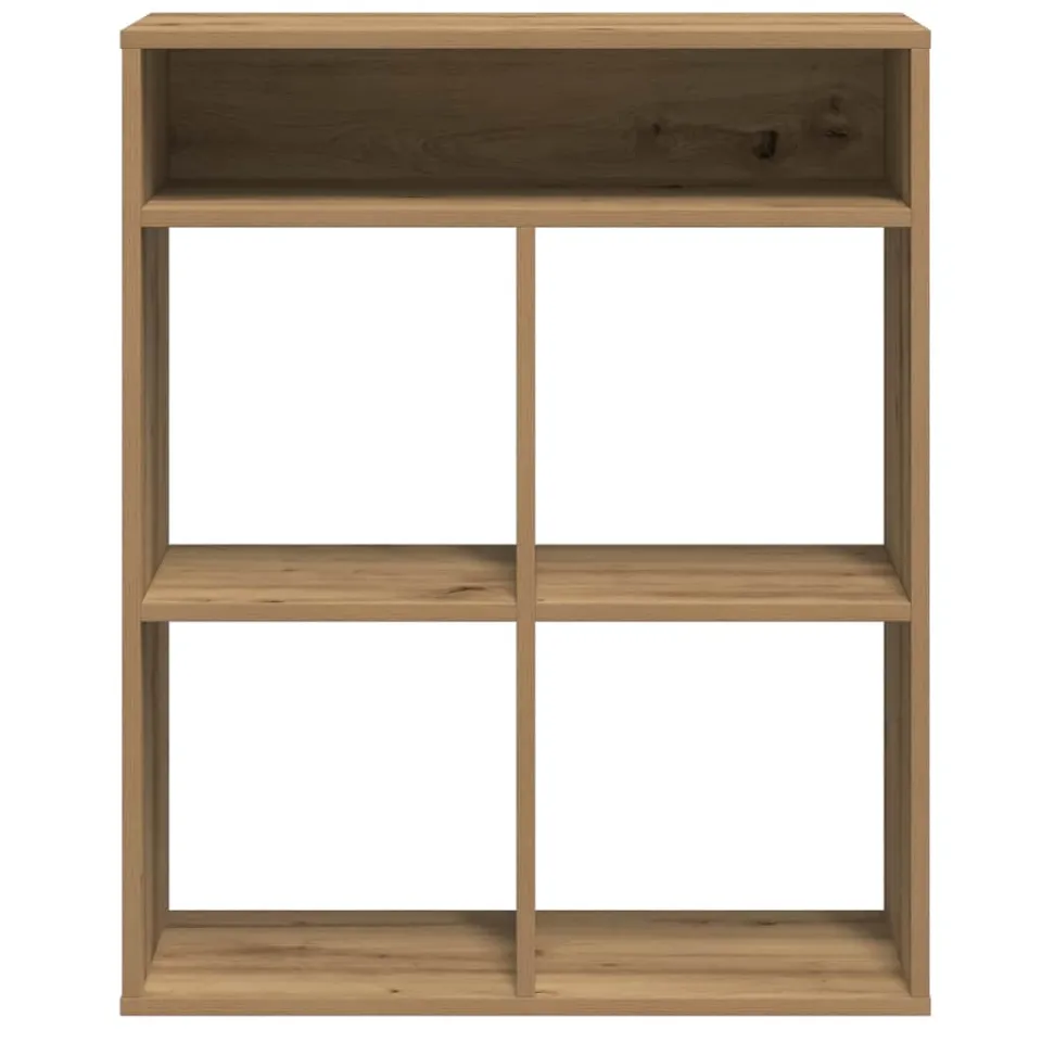 vidaXL Boekenkast 66x31x80 cm bewerkt hout artisanaal eikenkleur, foto 4