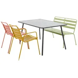 Central Park - Praxis Eigen Merk Central Park Tuintafel Lily Antraciet 140x90x74cm, foto 4