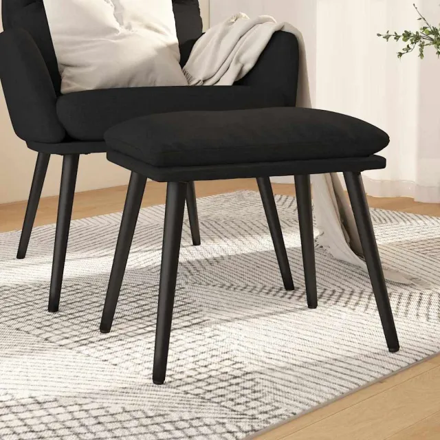 vidaXL Voetenbank 45x29,5x35 cm stof bruin