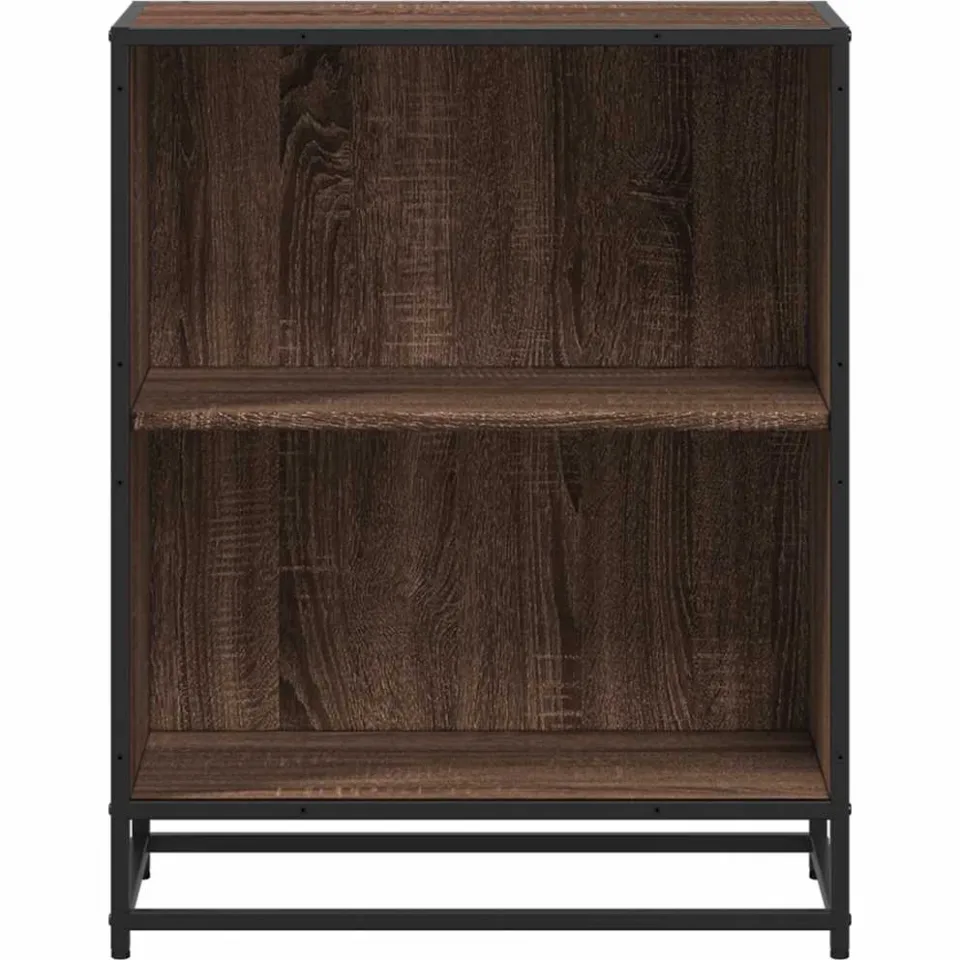 vidaXL Boekenkast 60x35x76 cm bewerkt hout bruin eikenkleur, foto 4