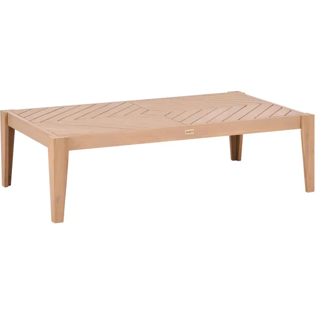 Beliani RIVELLO - Salontafel - Lichtbruin - Acaciahout