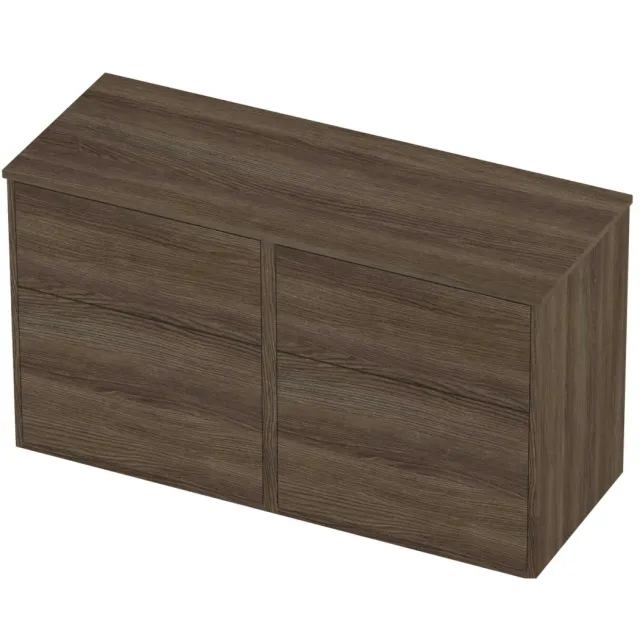 Proline Deck Badmeubelset Voor Grepen Asymmetrisch Kader 120x46x67 cm Vital Oak Eiken