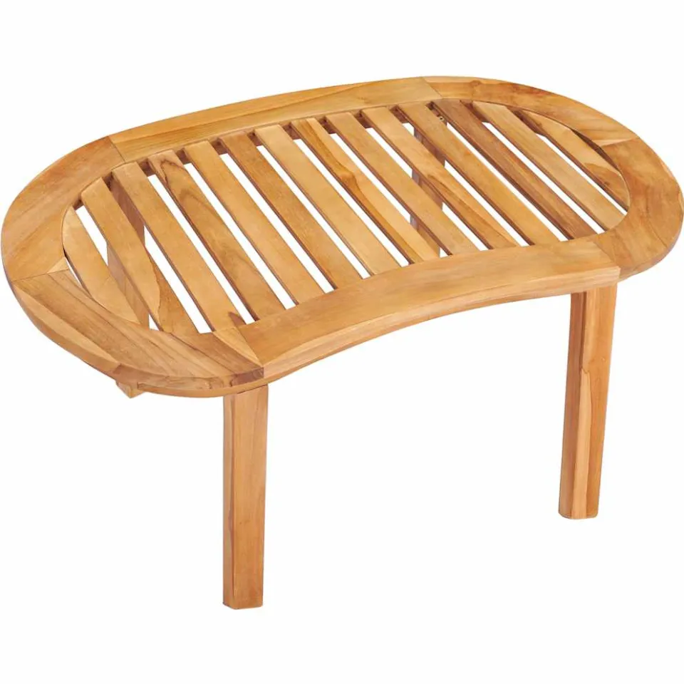 vidaXL Salontafel 90x50x45 cm massief teakhout bruin, foto 3