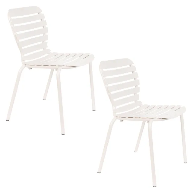 Zuiver Vondel tuinstoel wit