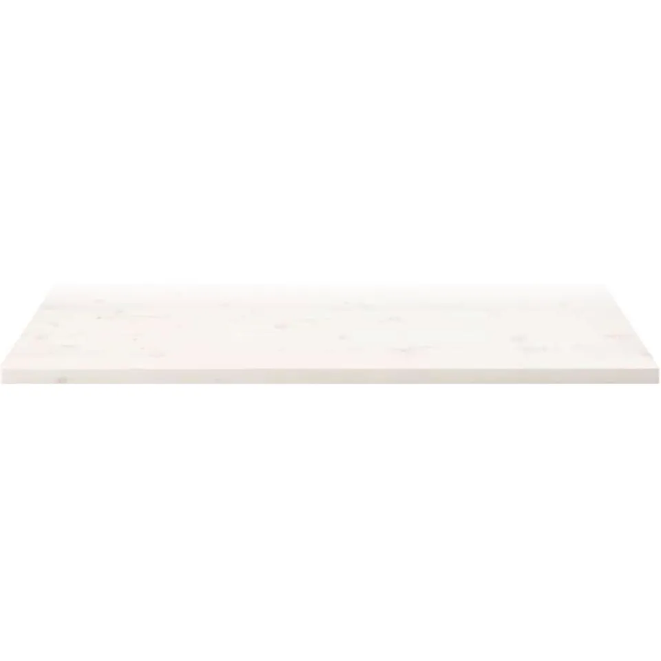 vidaXL Tafelblad rechthoekig 100x50x2,5 cm massief grenenhout wit, foto 2