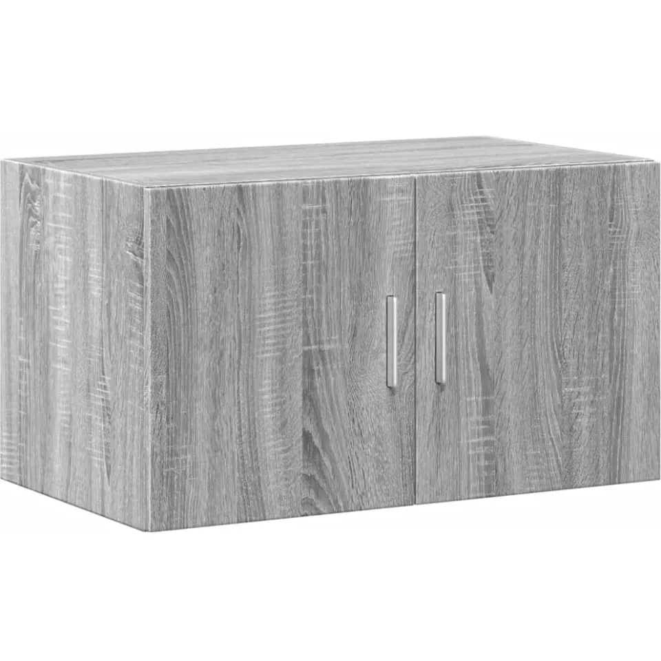 vidaXL Wandkast 70x42,5x40 cm bewerkt hout grijs sonoma