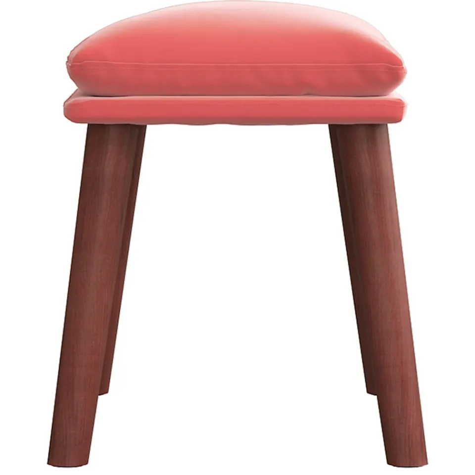 vidaXL Voetenbank 45x29,5x35 cm fluweel roze, foto 4