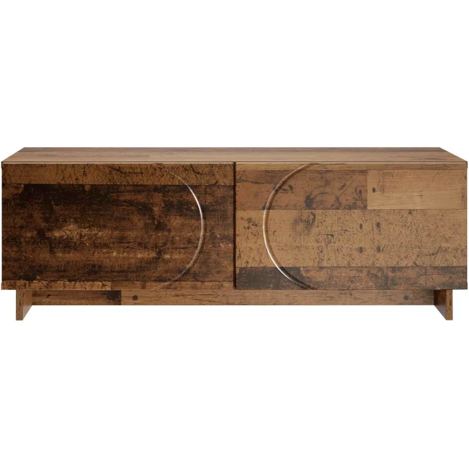 vidaXL Salontafel Oud hout 102 x 50,5 x 35 cm Bewerkt hout bruin, foto 4