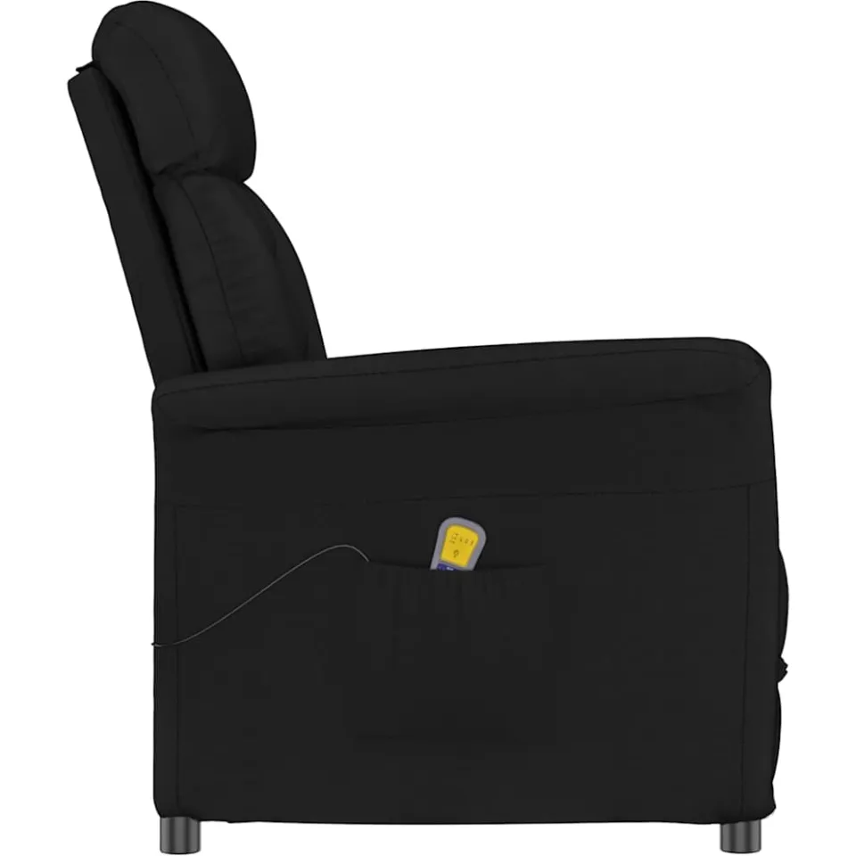 vidaXL Massagestoel Zwart 96.5 x 70.5 x 95 cm Microvezel, foto 2