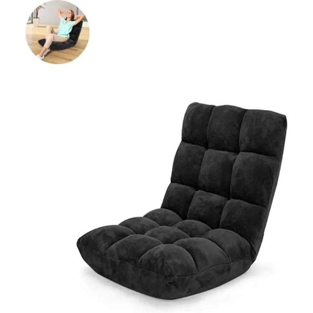 GranMaison Fauteuil - Relaxzetel - Relaxstoel - Relaxfauteuil - Stoel - Voor één Persoon - Zwart