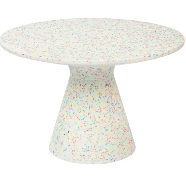 Zuiver Victoria bijzettafel wit multicolor