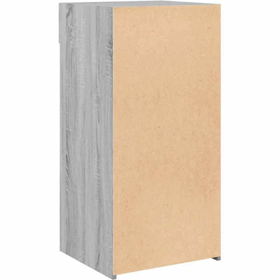 vidaXL Dressoir 45x42,5x93 cm bewerkt hout grijs sonoma eikenkleurig, foto 4