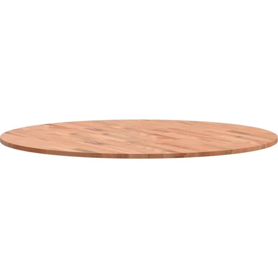 vidaXL Tafelblad rond Ø90x1,5 cm massief beukenhout Bruin