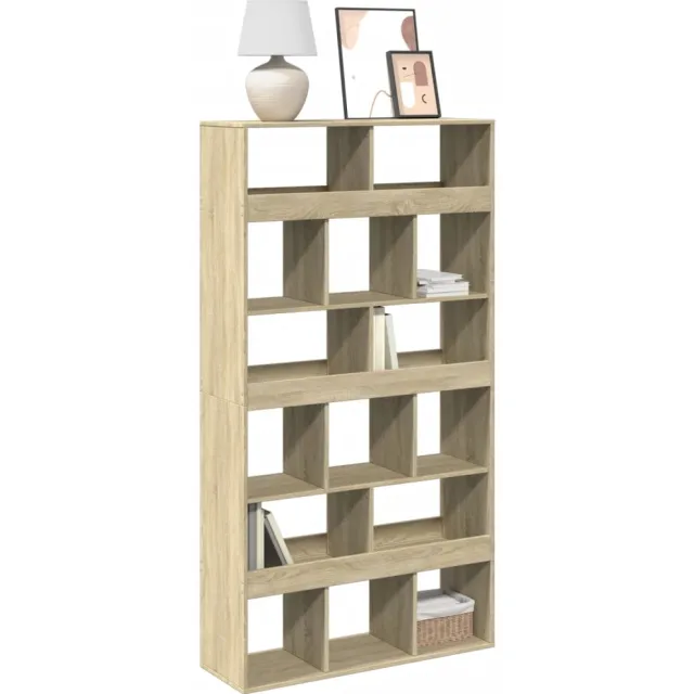 vidaXL Boekenkast 100x33x187,5 cm bewerkt hout sonoma eikenkleurig, foto 2