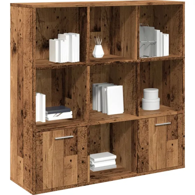 vidaXL Boekenkast 98x29x97,5 cm bewerkt hout oud houtkleurig Bruin