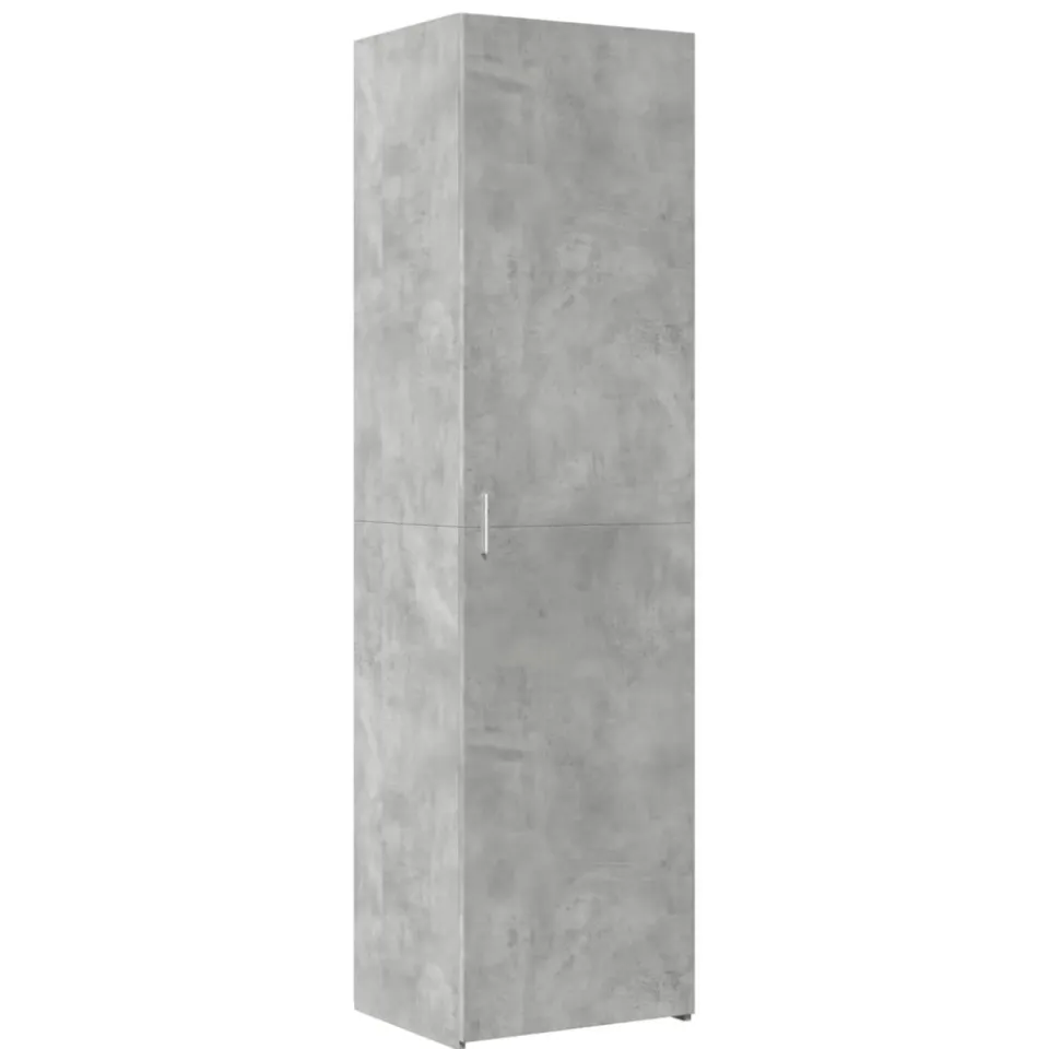 vidaXL Hoge kast 50x42,5x185 cm bewerkt hout betongrijs grijs, foto 3