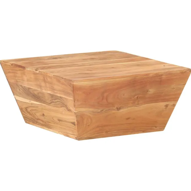 vidaXL Salontafel V-vormig 66x66x30 cm massief acaciahout Bruin