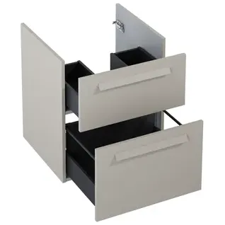 Elita Wastafelonderkast Ness 50cm - Cashmere Mat - Met 2 Lades hout, foto 2