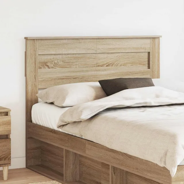 vidaXL Hoofdbord Sonoma Eiken Bewerkt hout Bruin