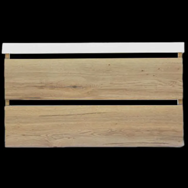 Sanilux Trendline onderkast 100 cm naturel oak Eiken